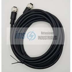 M12 CONNECTOR 4 PINS 2 METERS CABLE